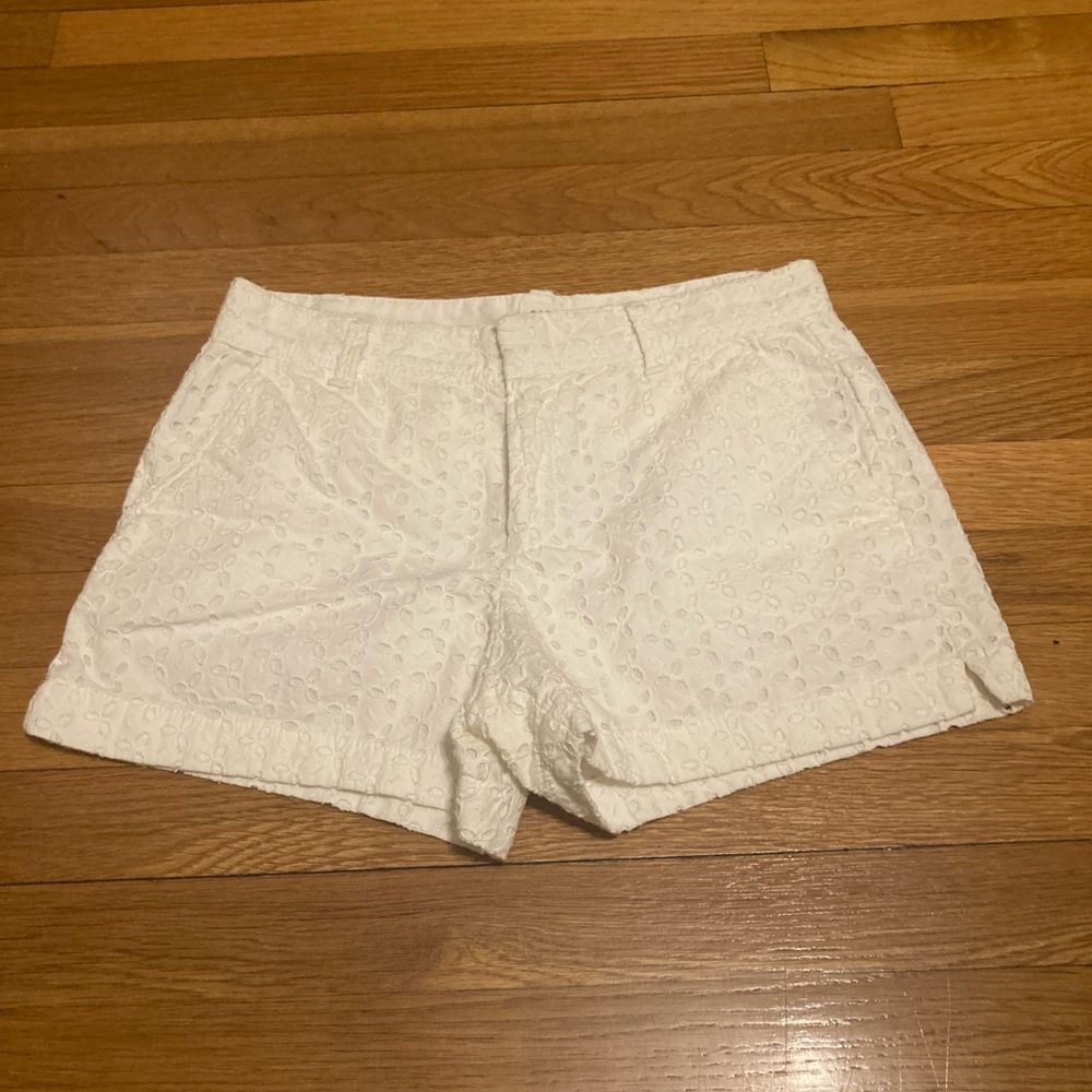 NWOT Gap City Shorts. White eyelet. Size 2.